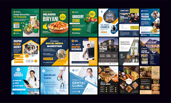 design social media posts, canva logo, canva flyer