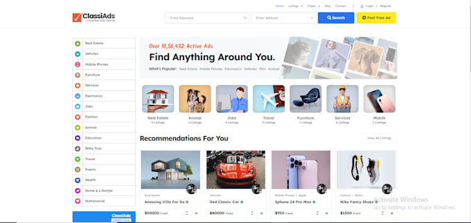 directory website listing website classified ads website directory website