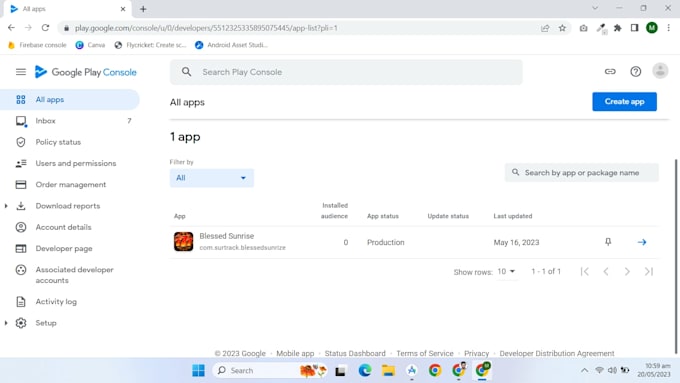 publish or upload and update the android app or game on the google play store