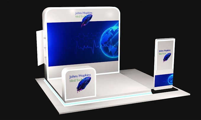design trade show booth backdrop or pop up banner