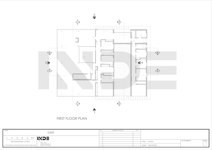 Do convert image, hand drawing, etc 2d floor plan to pdf by Ifalfathoni ...