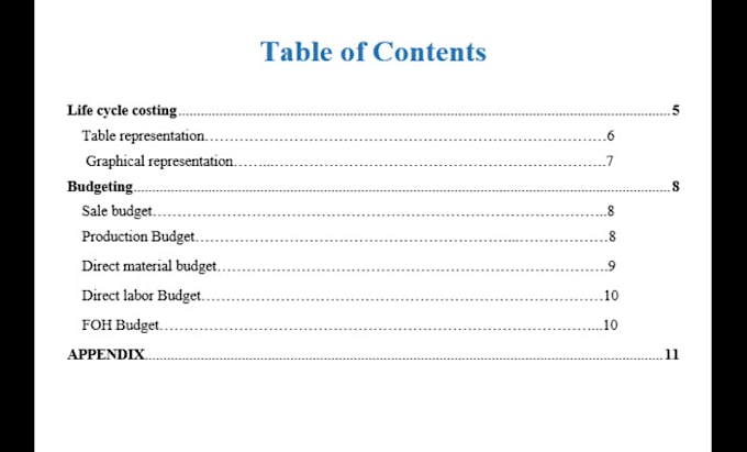 do cost and variance analysis for your company
