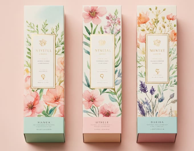 create quick unique packaging design for products using ai