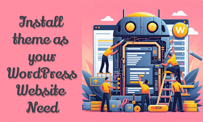 install wordpress theme, do demo import, wordpress website customization