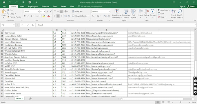 do data entry, copy paste, excel, pdf work profesionally