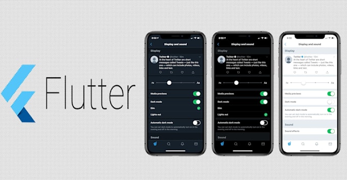 do flutter mobile app development for android and ios