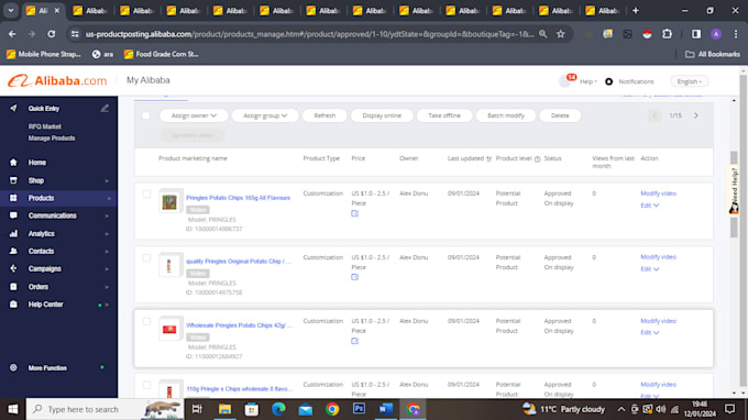 do product listing on alibaba, cheap rate bulk postings ads