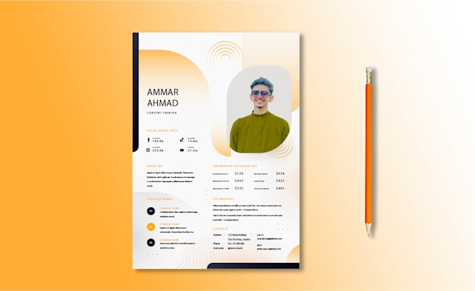 do a professional resume custom design