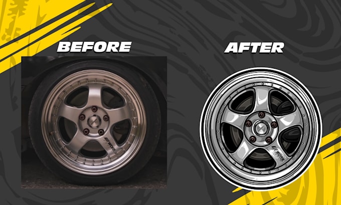 create custom automotive vector art from your photo