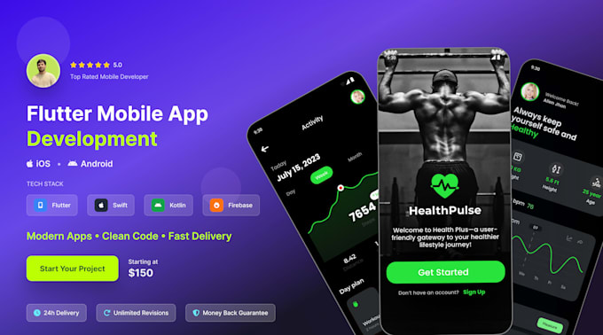 be a mobile app developer in flutter and flutterflow, ai app