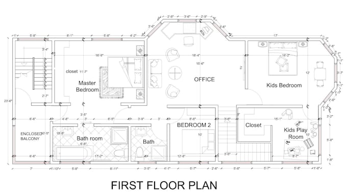 do architectural drawings and 3d models