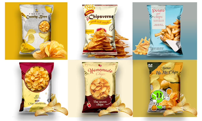 create custom chip bags, pouch product packaging design