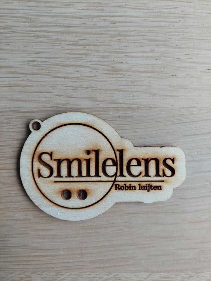 convert files to make custom keychains for brands using a lasercutter