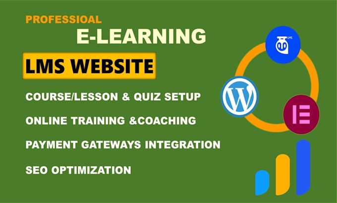 build online course website learndash or tutor lms in wordpress