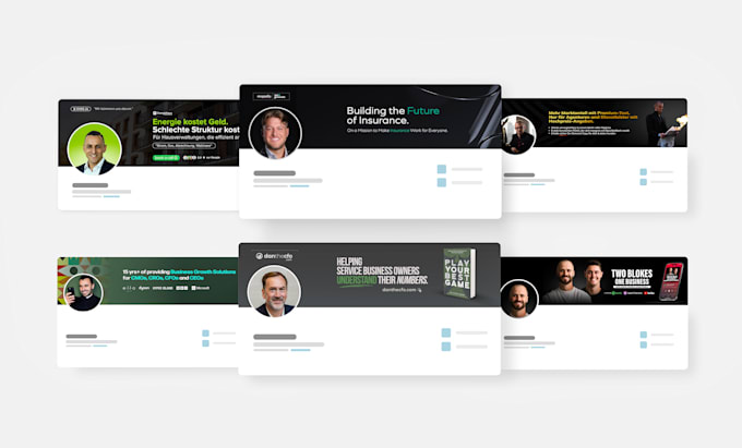design a professional linkedin banner