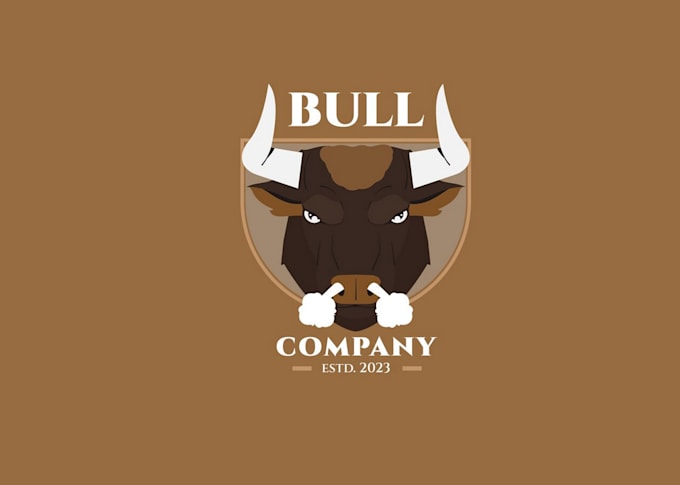 design knowledge and trusted creative runaway bull logo