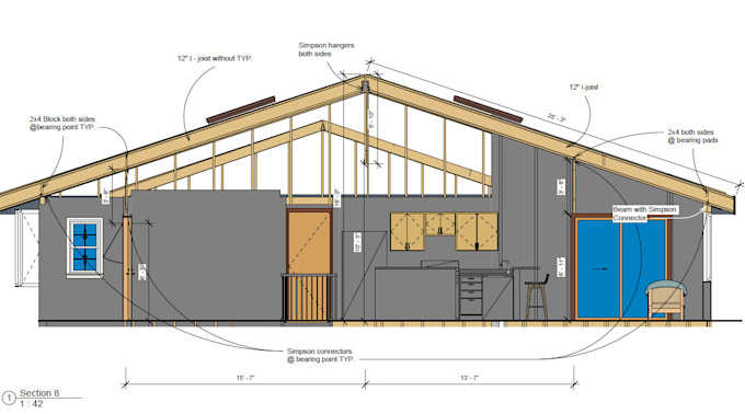 draft and model in revit