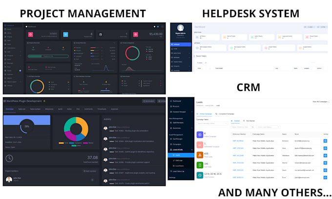 develop custom erp, CRM, and inventory management software