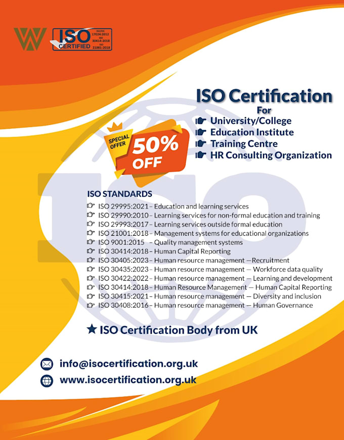 arrange iso certifications for your company