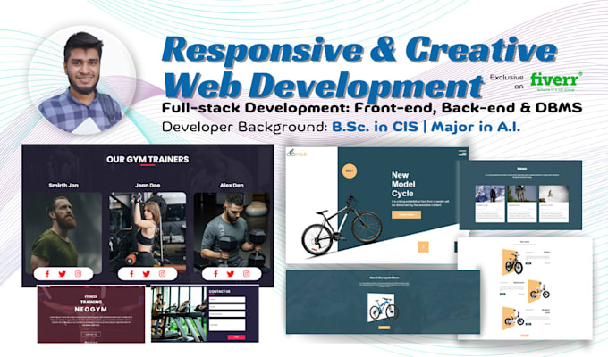 do stunning fullstack website development