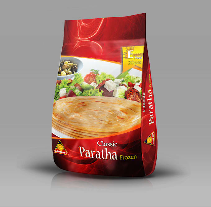 food packaging and label design box product