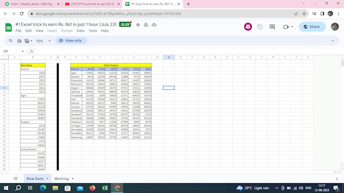 cleanup excel spreadsheet, data cleaning