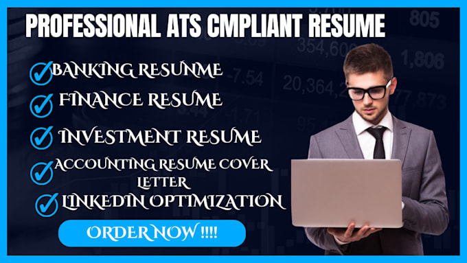 create, rewrite, optimize your finance, banking, investment resume