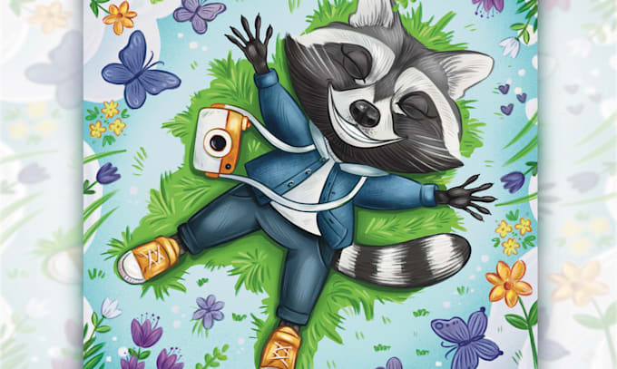 create magical illustrations for childrens books
