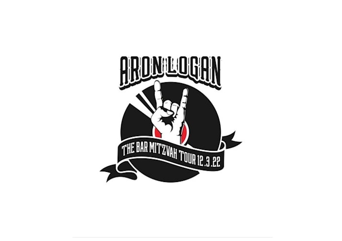 design strange suitable bar mitzvah tour logo