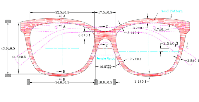 design logo pattern effect for eyewear and sunglasses