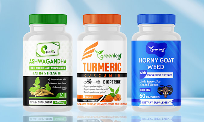 do product label and supplement label design