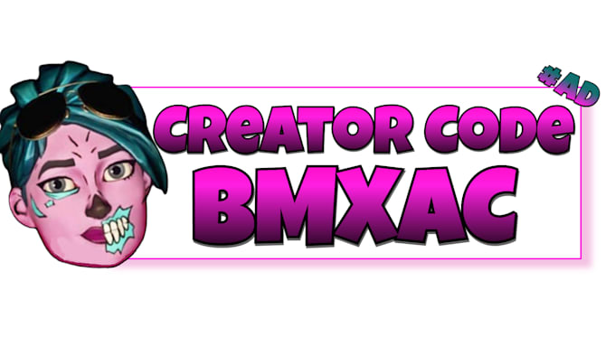 Make you a creator code banner with your ideas at mind by Synjays | Fiverr