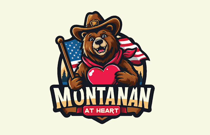 wild west montanan heart logo