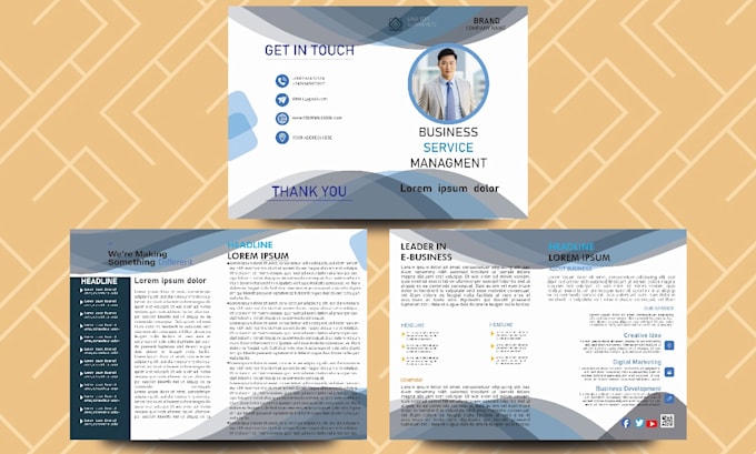design unique company flyer,poster and company profile for your business