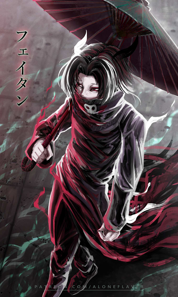 draw anime art commissions for you