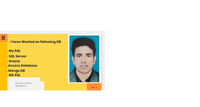 do your any database task or problem of mysql ,sql, oracle