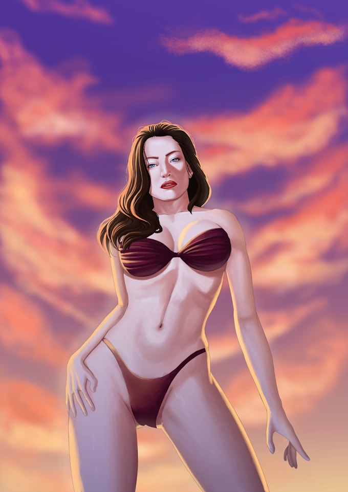 draw a sfwnsfw illustrations of your favorite character