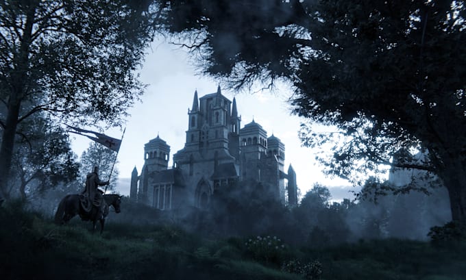 create fantasy 3d concept art
