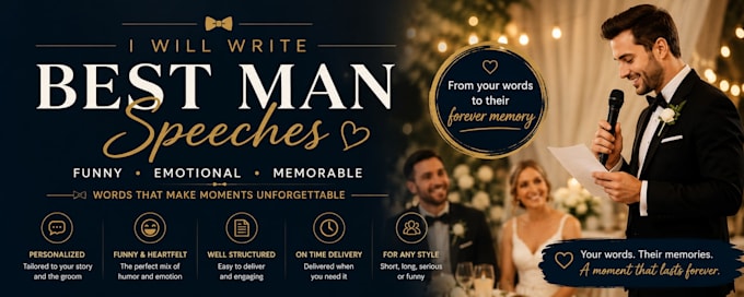 write your best man wedding speech and wow the wedding