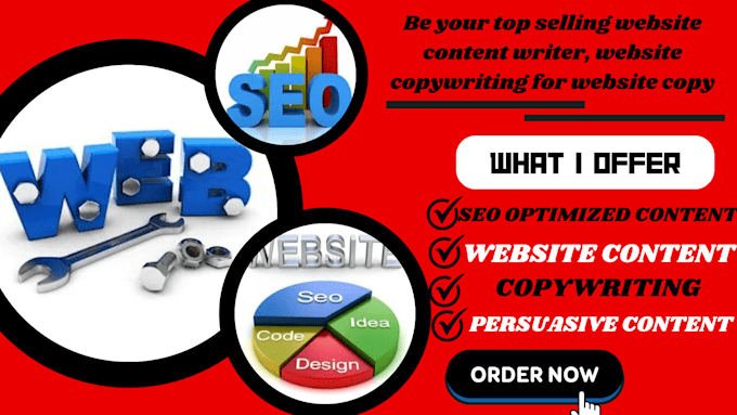 write website content, SEO content, ads copy, copywriting