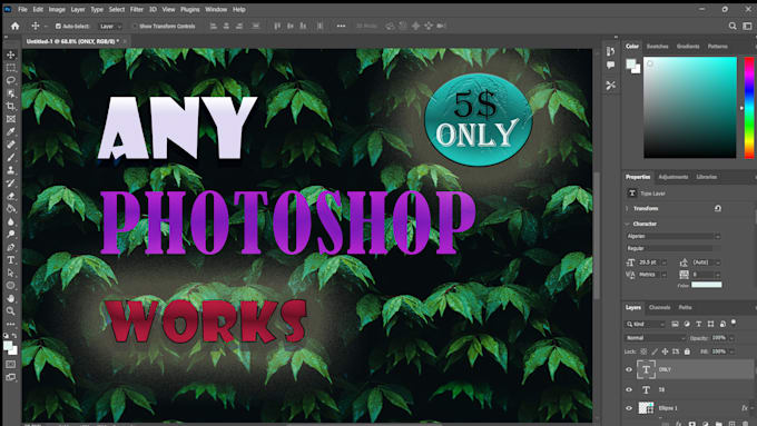 any adobe photoshop editing