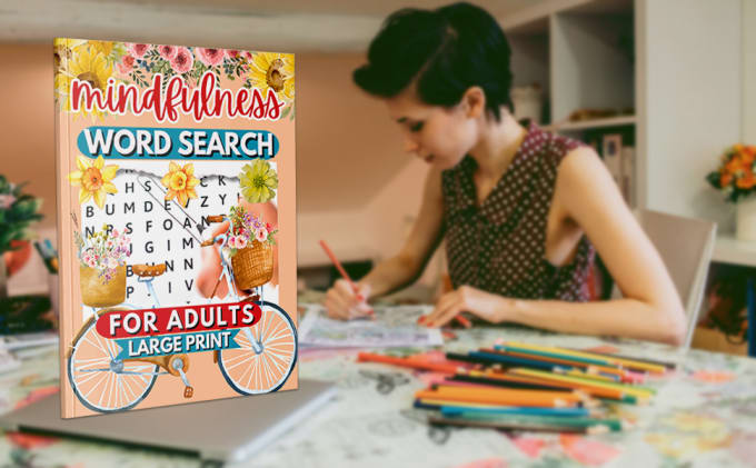Design word search mazes sudoku crossword puzzle activity books for