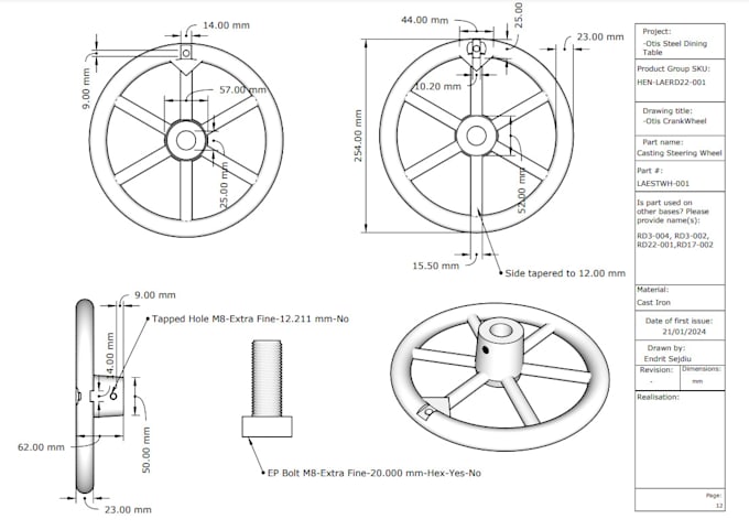 do mechanical and industrial product design and drawings