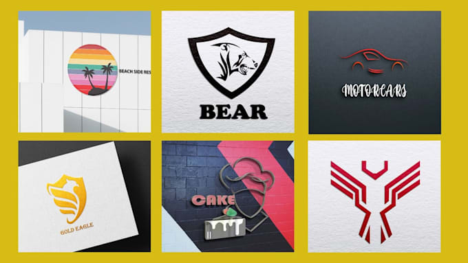 create  custom business logo design in vector illustration