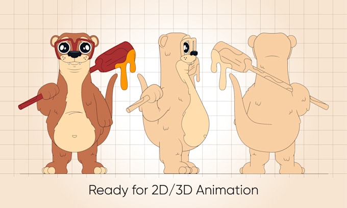 design a unique vector mascot character for your brand