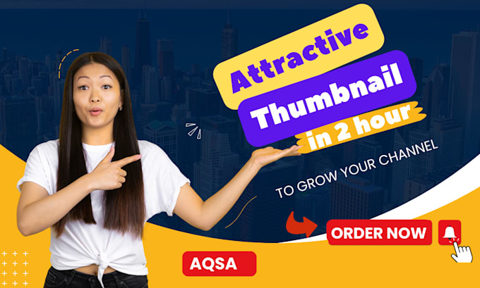 do 3 eye catching amazing custom youtube thumbnails designs