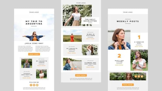 Design a responsive and editable pardot email template by Adexyll Fiverr