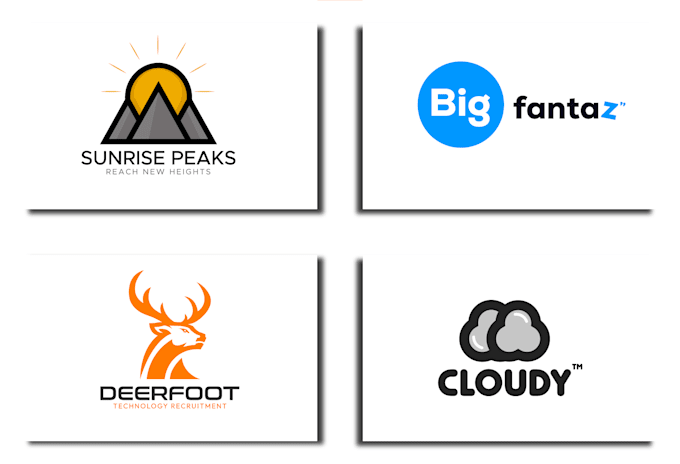 do lettering , word mark , letter mark and gradient logo design