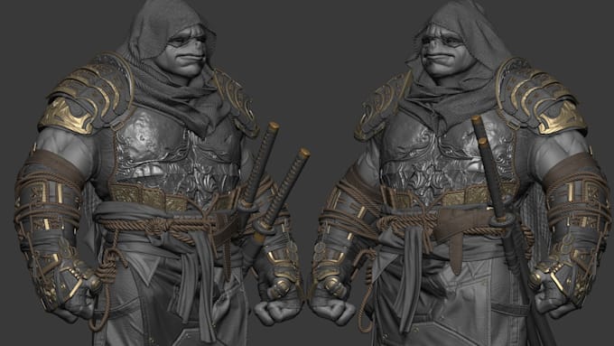 do create characters for video games in high quality