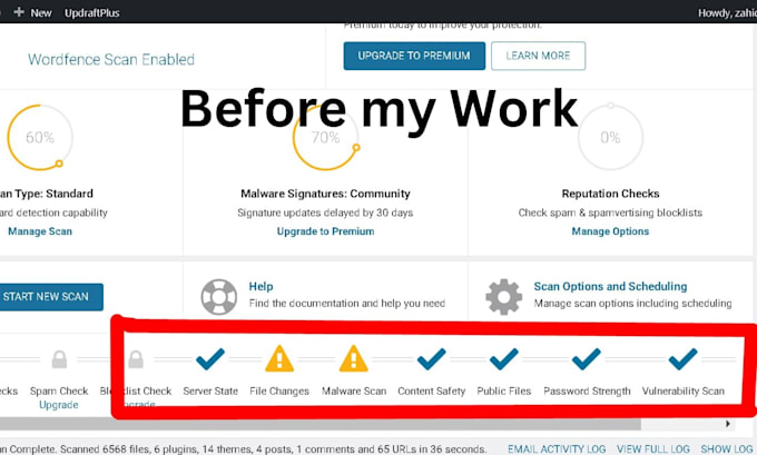 wordpress malware removal, remove malware with wordpress security